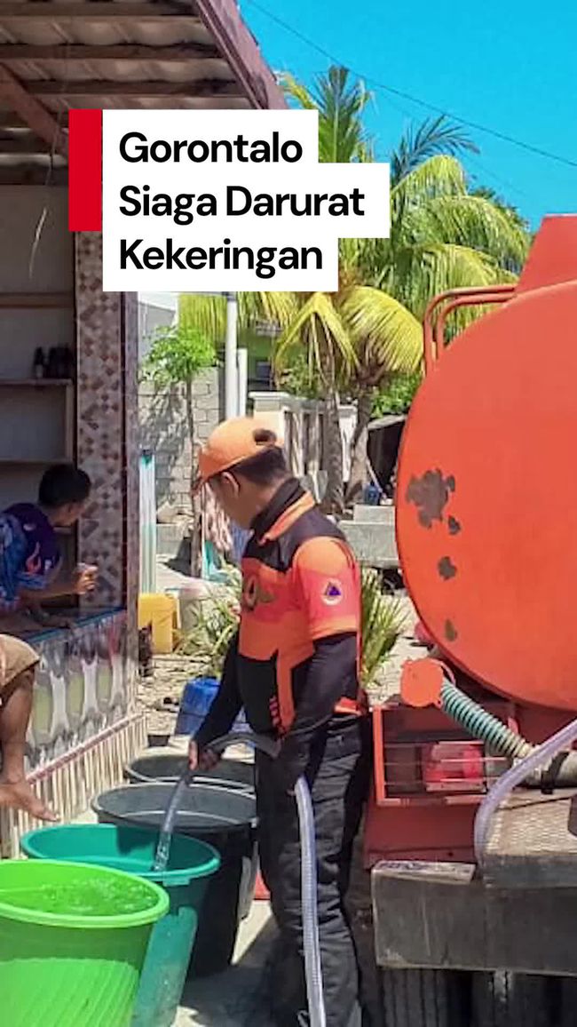16.758 Warga di 3 Kabupaten Gorontalo Krisis Air Bersih, BPBD Tetapkan Status Siaga Darurat Kekeringan