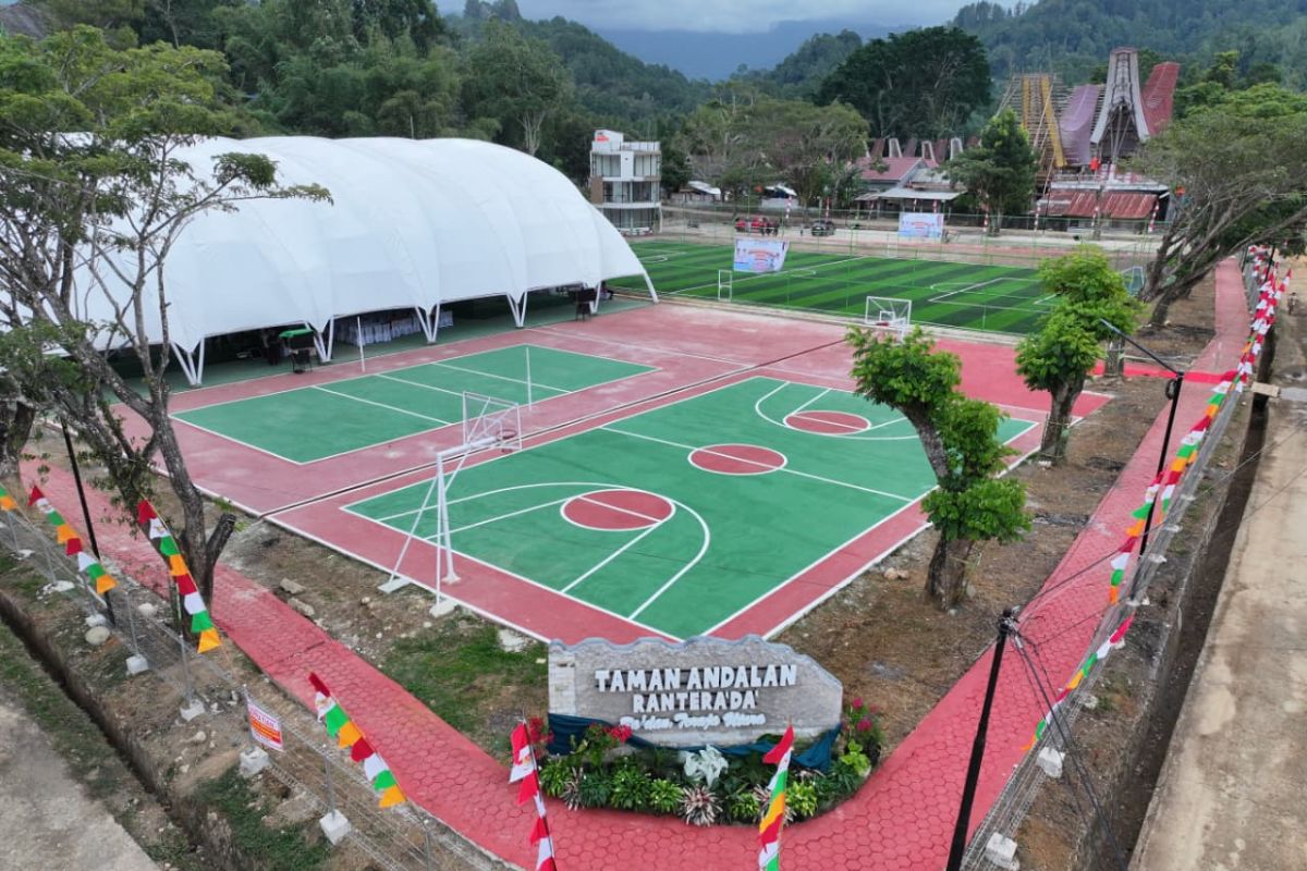 Toraja Utara Kini Punya Taman Andalan Rante Ra'da, Dilengkapi 6 Lapangan Olahraga untuk Warga dan Pembinaan Atlet