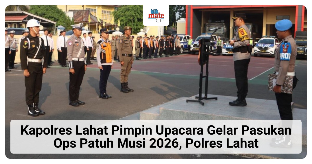 Polres Lahat Gelar Operasi Patuh Musi 2026 Selama 14 Hari, Kapolres Tekankan Pendekatan Humanis dalam Penertiban Lalu Lintas