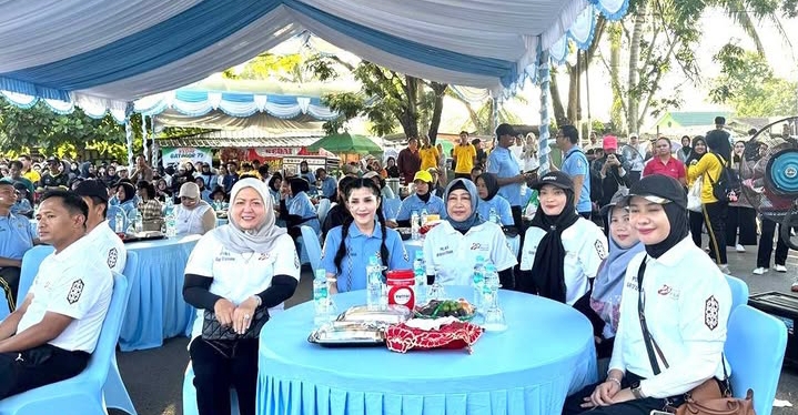 Ketua DPRD Barito Utara Mery Rukaini Hadiri HUT Bhayangkara ke-80, Sinergi Tiga Pilar Dinilai Kunci Stabilitas Daerah