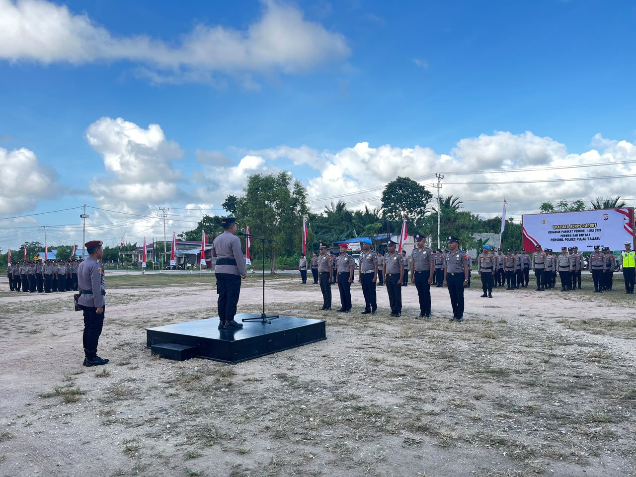 36 Personel Polres Pulau Taliabu Naik Pangkat, Dari Brigadir hingga AKP pada 1 Juli 2026