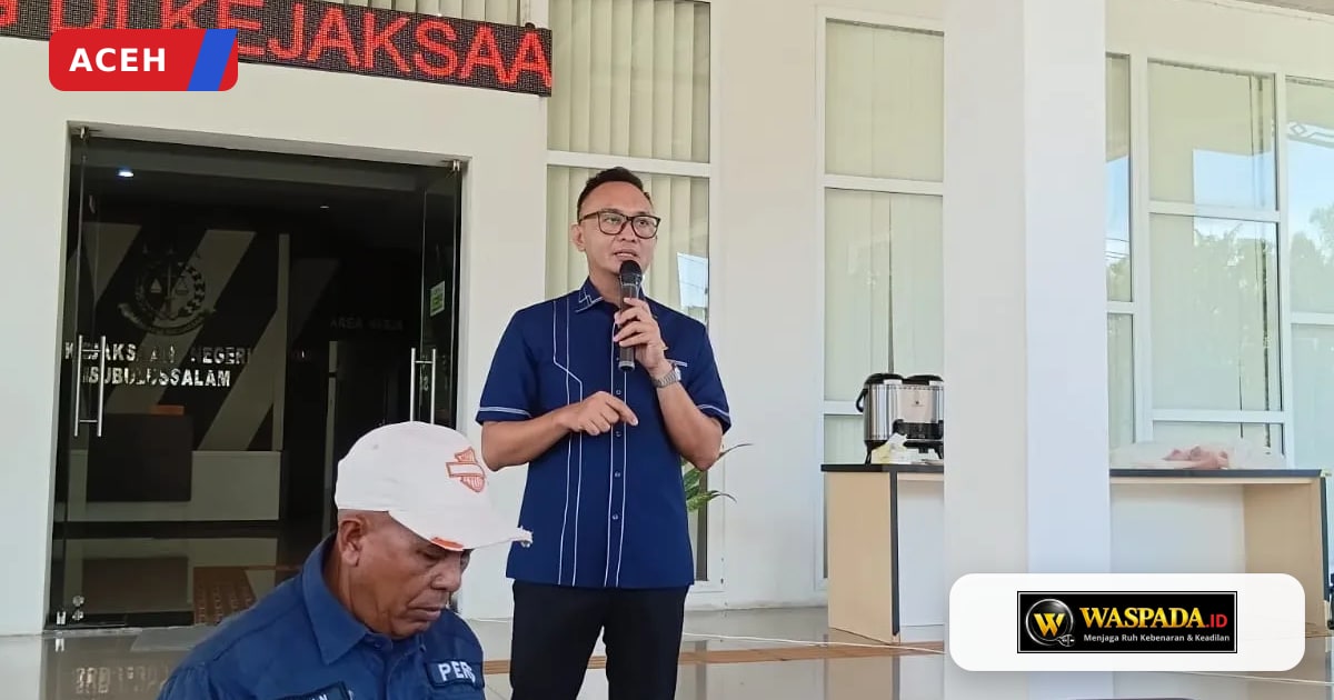 Kajari Subulussalam Andie Sahputra Tegaskan Dana Banres dan TKD Tak Boleh Dialihkan, 5 Unit Mobil Rampasan Dilelang Agustus