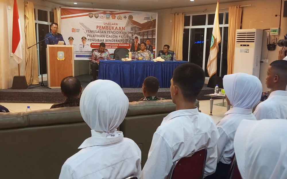 26 Calon Paskibraka Anambas Jalani Diklat 15 Hari di Tarempa Beach, Satu Lolos ke Tingkat Provinsi Kepri