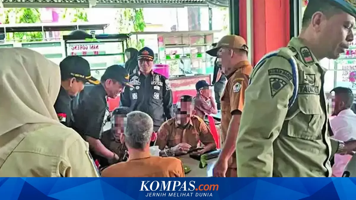 73 ASN Aceh Utara Terjaring Razia Satpol PP Saat Asyik Ngopi di Warung Kopi Jam Kerja