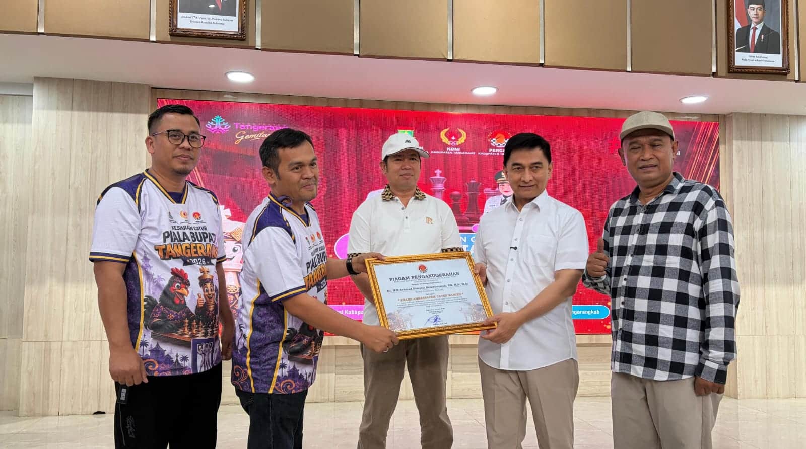 Wagub Banten Dimyati Natakusumah Resmi Jadi Brand Ambassador Catur, Target Lahirkan Atlet Daerah Berprestasi