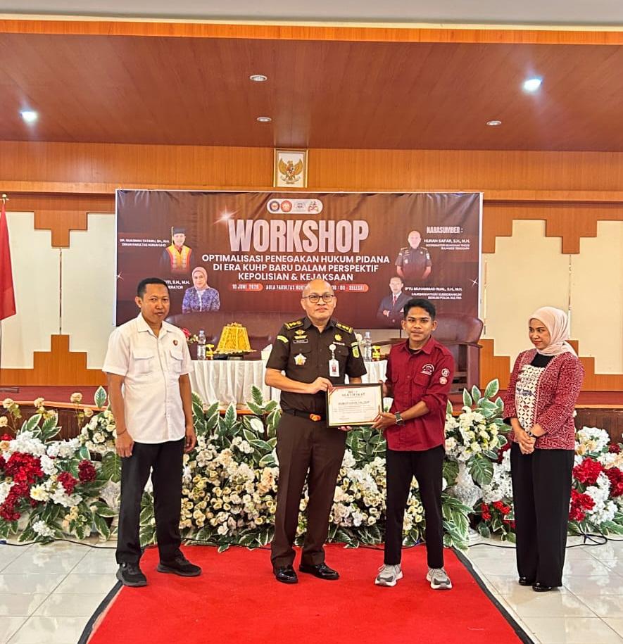BEM Hukum UHO Kendari Gelar Workshop KUHP Baru, Polda dan Kejati Sultra Jadi Narasumber untuk 80 Mahasiswa