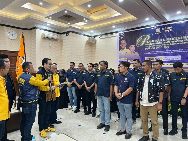 AMPI Aceh Gelar Pelantikan Pengurus Periode Ketiga, Jerry Sambuaga Instruksikan Kader Turun ke Masyarakat