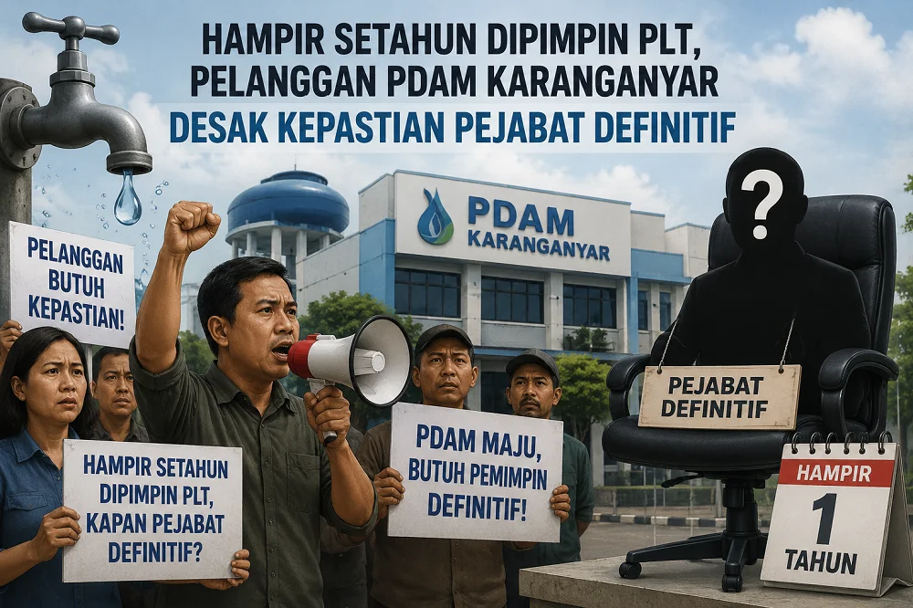 Rekomendasi Kemendagri Belum Keluar, Pemkab Karanganyar Kembali Perpanjang Masa Jabatan Plt Dirut PDAM Tirta Lawu