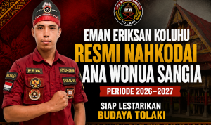 Eman Eriksan Koluhu Resmi Pimpin Organisasi Masyarakat Adat Ana Wonua Sangia di Kolaka, Fokus pada Pelestarian Budaya Tolaki