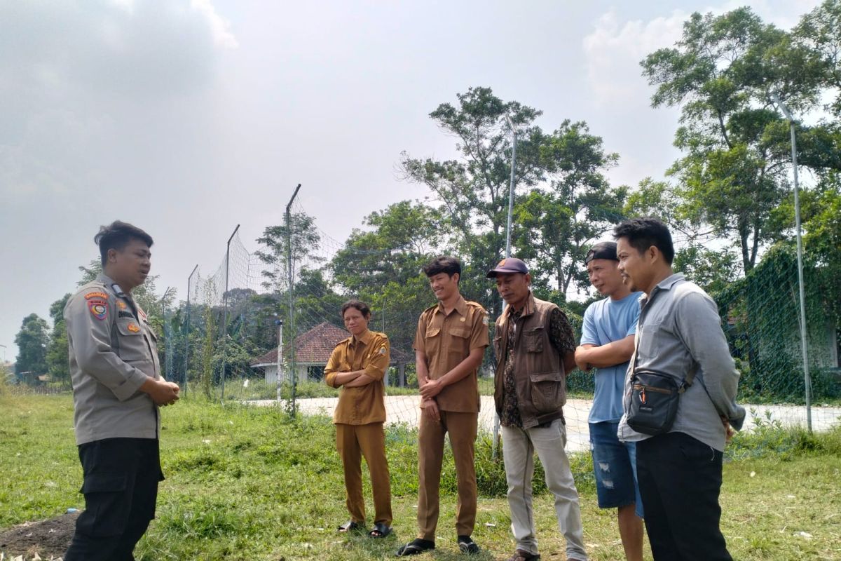 Polres Lebak Terjunkan Personel ke Sawah dan Ladang, Imbau Petani Tak Bakar Lahan Saat Musim Kemarau