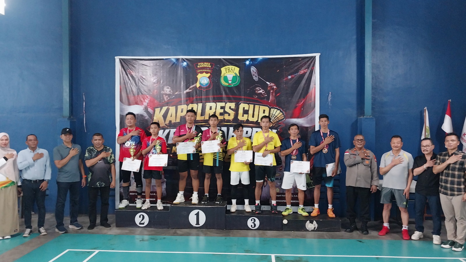 Kapolres Karimun Cup 2026 Tuntas, Reva-Riko Juara Ganda Dewasa dan 50 Atlet Muda Ukir Prestasi