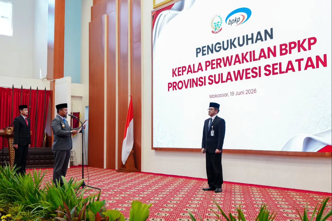 Gubernur Sulawesi Selatan Lantik Mardiyanto Arif Rakhmadi sebagai Kepala BPKP, Perkuat Pengawasan Tata Kelola Daerah
