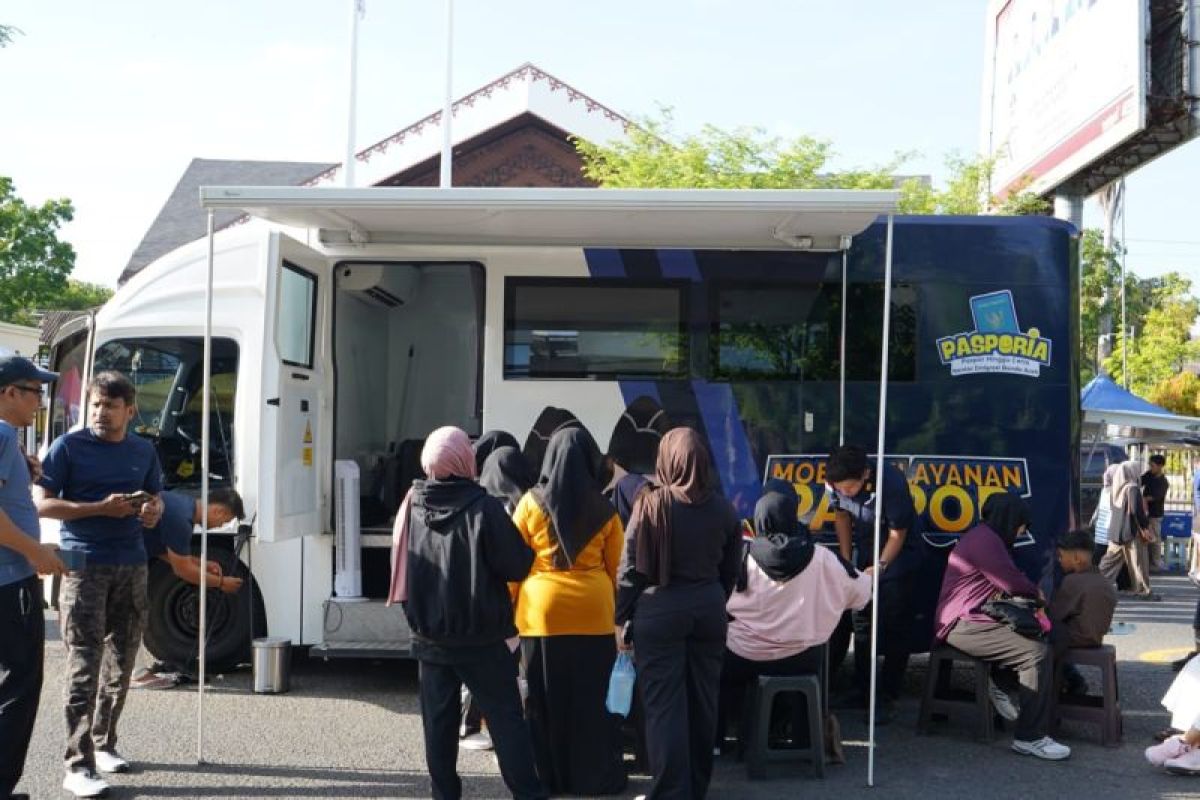 Imigrasi Sabang Buka Layanan Paspor di CFD Banda Aceh, 20 Pemohon Terlayani di Akhir Pekan