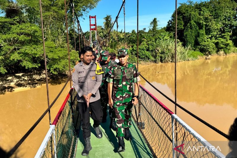 Danrem 092/Mrl Resmikan Jembatan Perintis Garuda di Bulungan, Akses Warga ke Pusat Ekonomi Kini Tak Lagi Terhambat