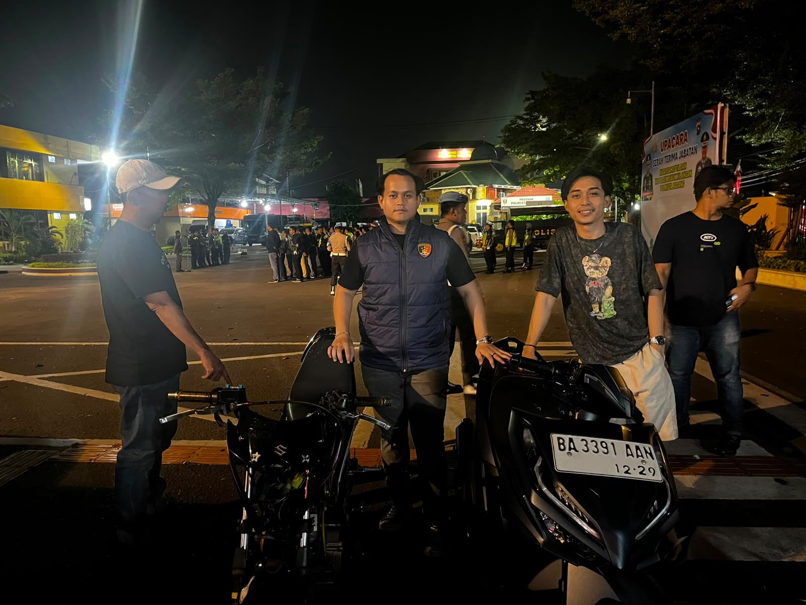 Polresta Padang Sita 18 Motor Knalpot Brong saat Patroli KRYD, Buru Pelaku Tawuran dan Balap Liar