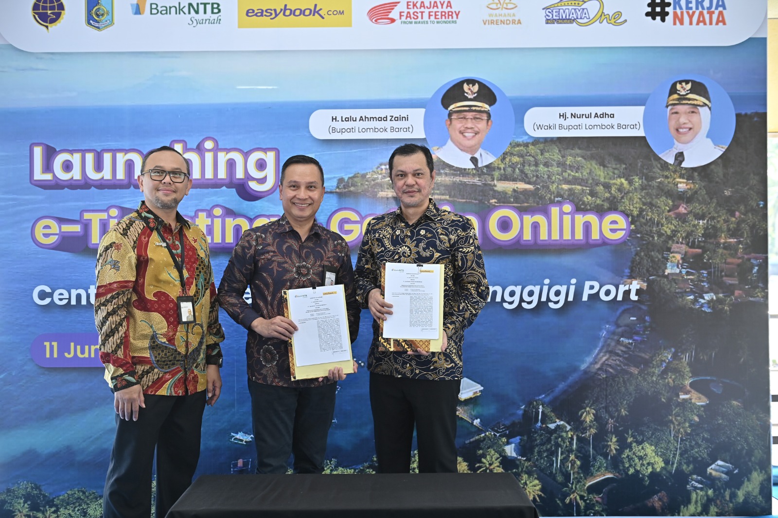 Bank NTB Syariah Gandeng Easybook Wujudkan Pembayaran Digital di Pelabuhan Senggigi, Tiket Kapal Bisa Pakai QRIS