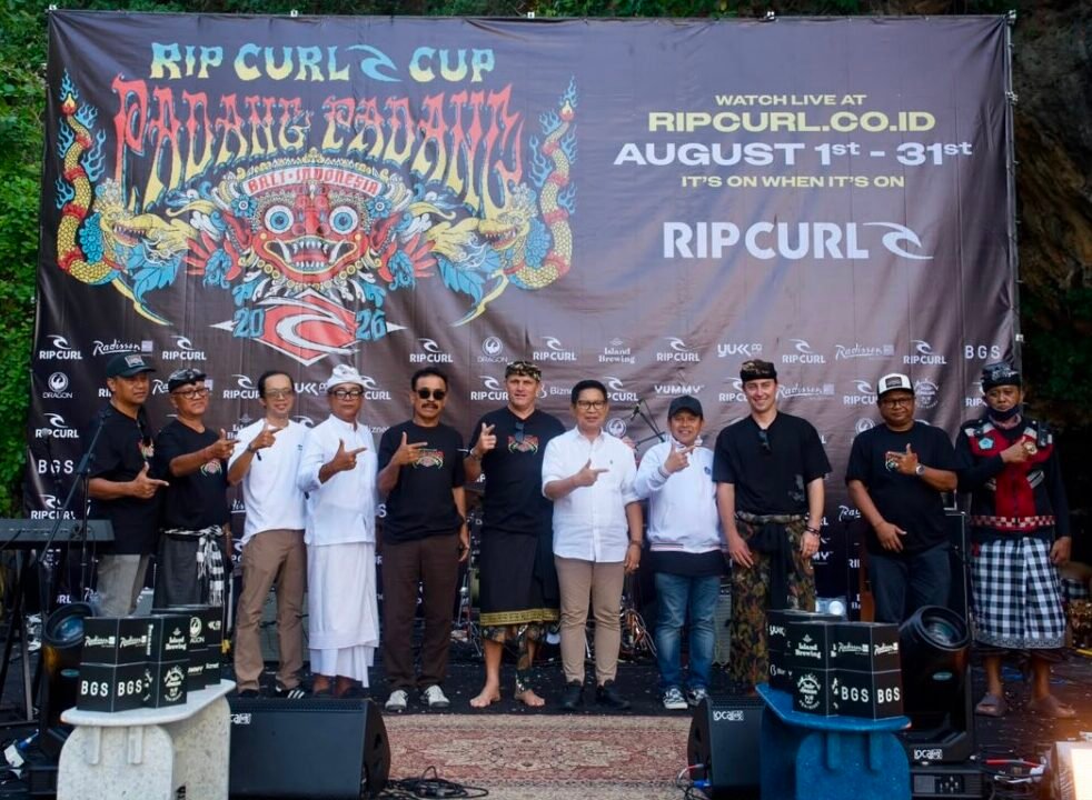Bupati Badung Buka Rip Curl Cup 2026 di Padang Padang, Jalan Baru 10 Km ke Jimbaran Dikebut