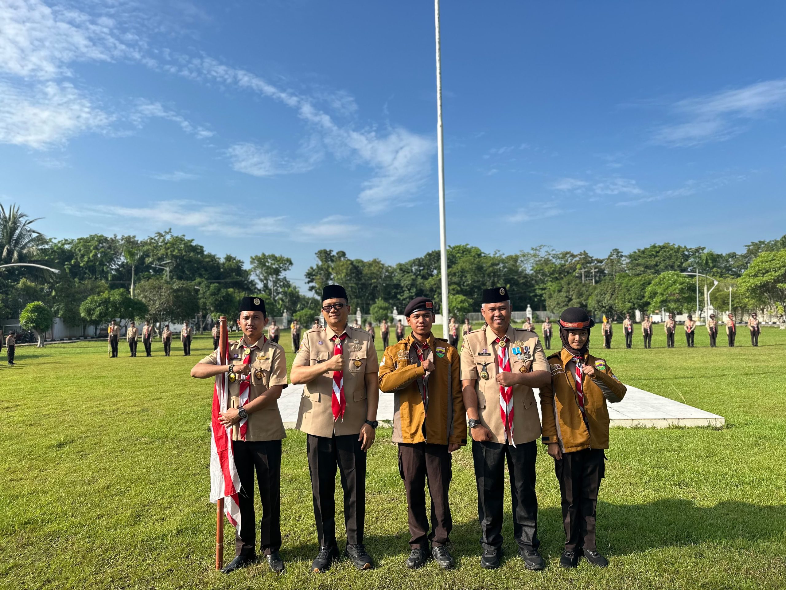 Wakil Wali Kota Tanjungbalai Lepas 88 Peserta Pramuka ke Jambore Daerah Sumut XI di Sibolangit, Berpesan Jaga Nama Baik
