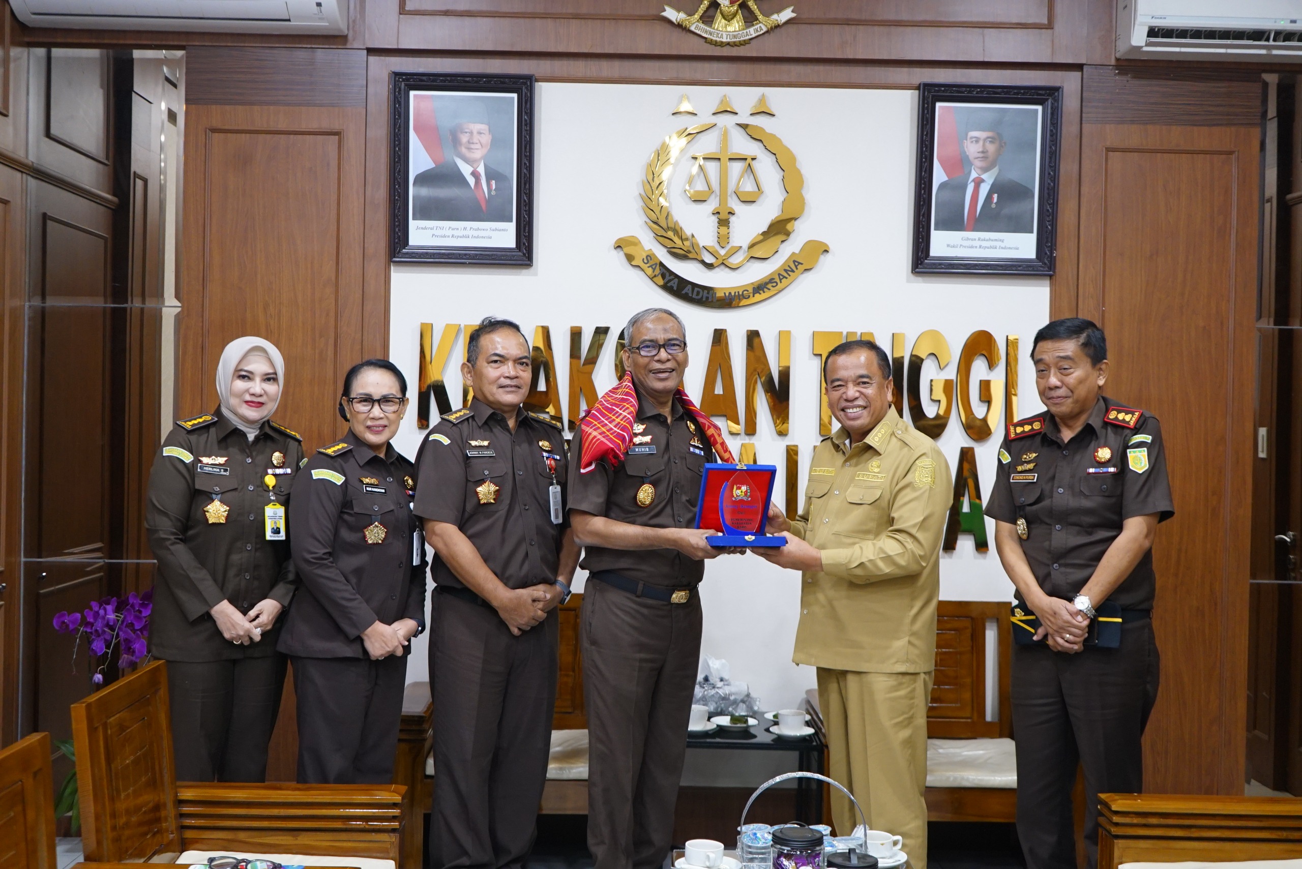 Bupati Karo Antonius Ginting Temui Kajati Sumut Bahas Pengawalan Program Pembangunan Daerah