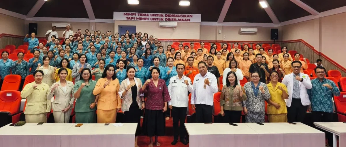 Sambut HUT Bangli ke-822, TP PKK Edukasi Pencegahan Kanker Serviks untuk Wujudkan Generasi Sehat
