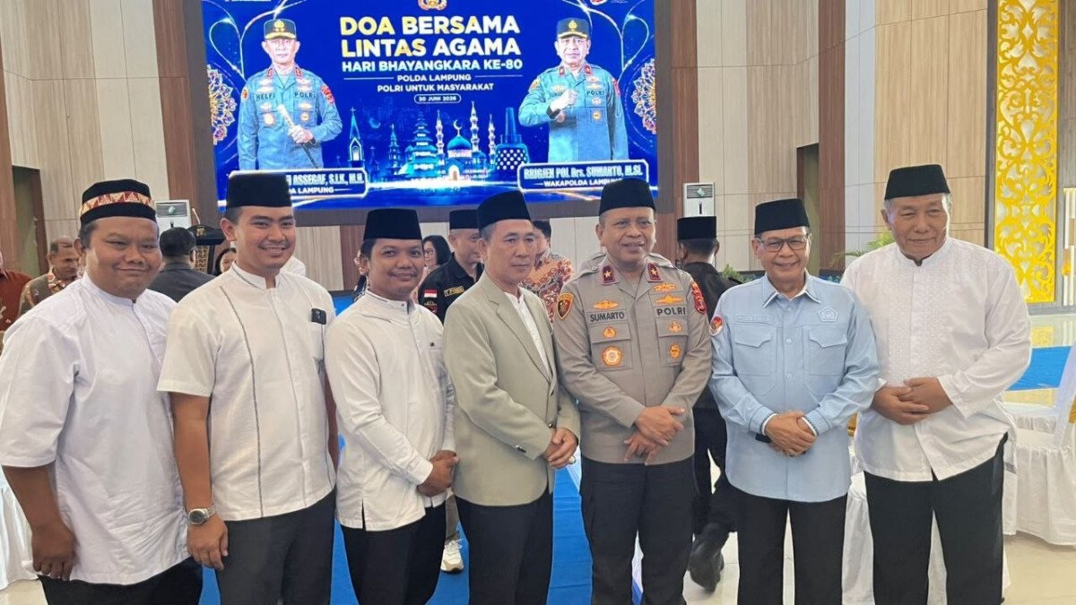 LDII Lampung Ikut Doa Bersama Lintas Agama di Polda, Apresiasi Penghargaan Nugraha Sakanti