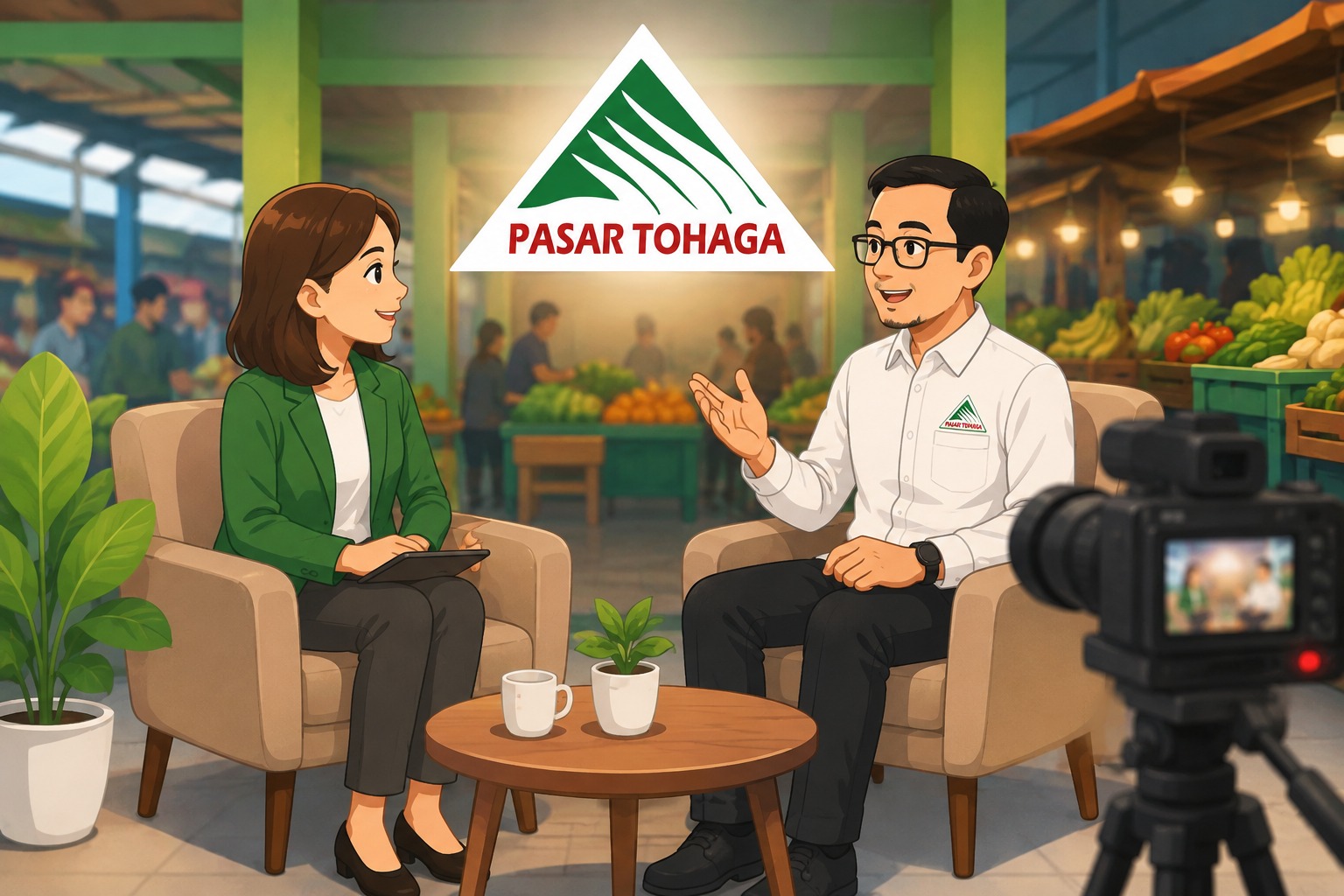 Bincang Pasar Tohaga Bongkar Peran SDM di Balik Layar, Direktur Umum Beberkan Tantangan dan Kunci Kolaborasi