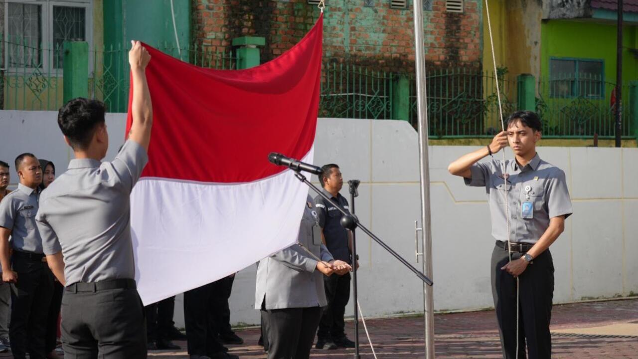 Peringati Hari Lahir Pancasila, Kakanwil Kemenkum Sumsel Ajak Jajarannya Wujudkan Pelayanan Hukum yang Antidiskriminasi
