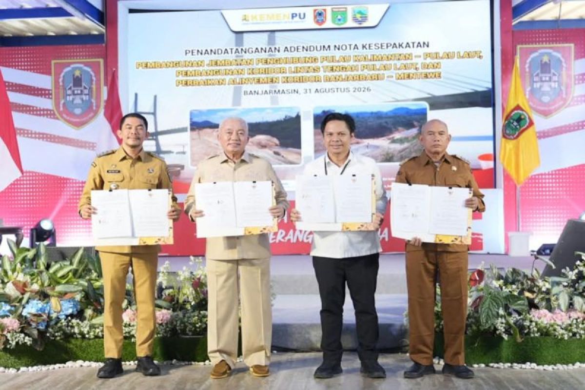 Jembatan Kalimantan-Pulau Laut di Kotabaru Kebut Target Selesai 2028, Dana Terpakai Rp2,9 Triliun