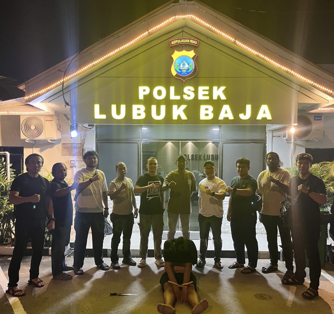 Tim URC Gabungan Ringkus Pelaku Pembacokan di Parkiran Hotel Kundur Batam dalam Hitungan Jam, Parang Diamankan