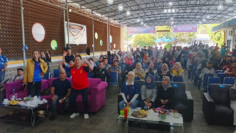 Nobar Babak 32 Besar Piala Dunia 2026 di TVRI Sumsel, 300 Suporter Padati Creative Hub Saksikan Portugal Bungkam Kroasia 2-1