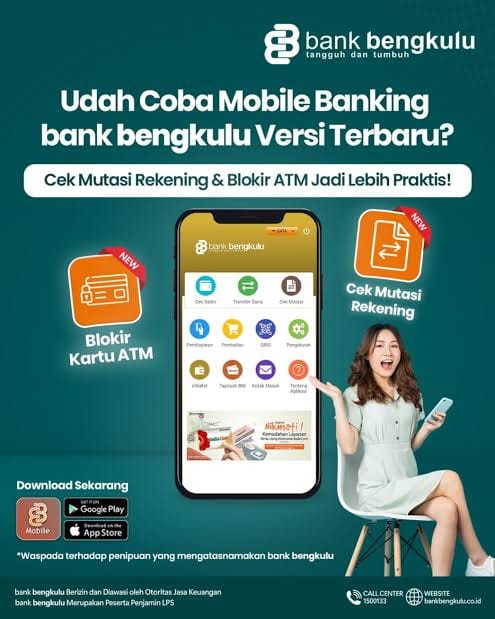 Bank Bengkulu Ubah Tampilan Saldo di Aplikasi, Sasar Kemudahan Nasabah Pahami Transaksi