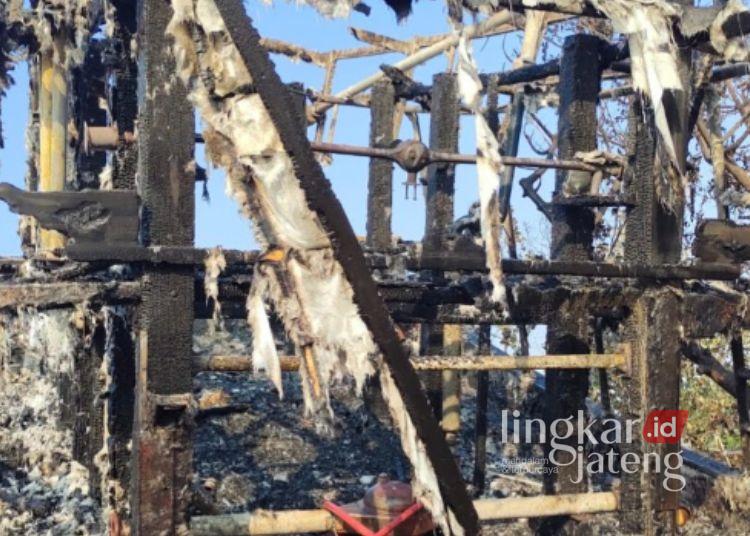 Kapal Freezer Rp7 Miliar Ludes Terbakar di Galangan Sarang Rembang, Diduga Berawal dari Puntung Rokok