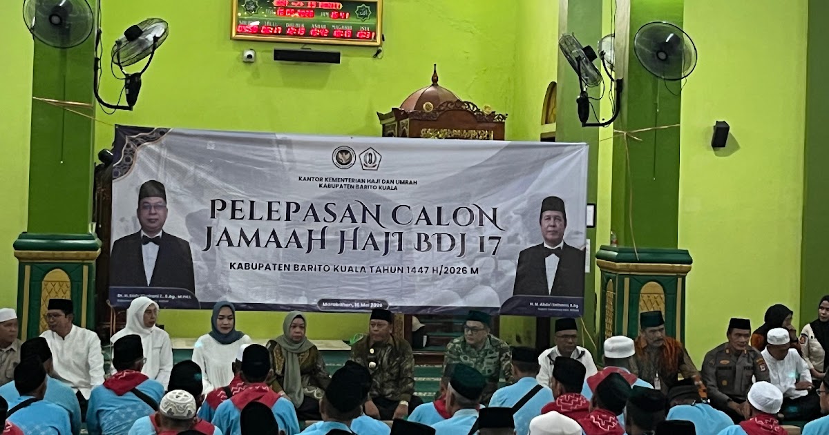 Polres Barito Kuala Kerahkan 52 Personel Kawal 295 Calon Jemaah Haji ke Asrama Haji Kalsel