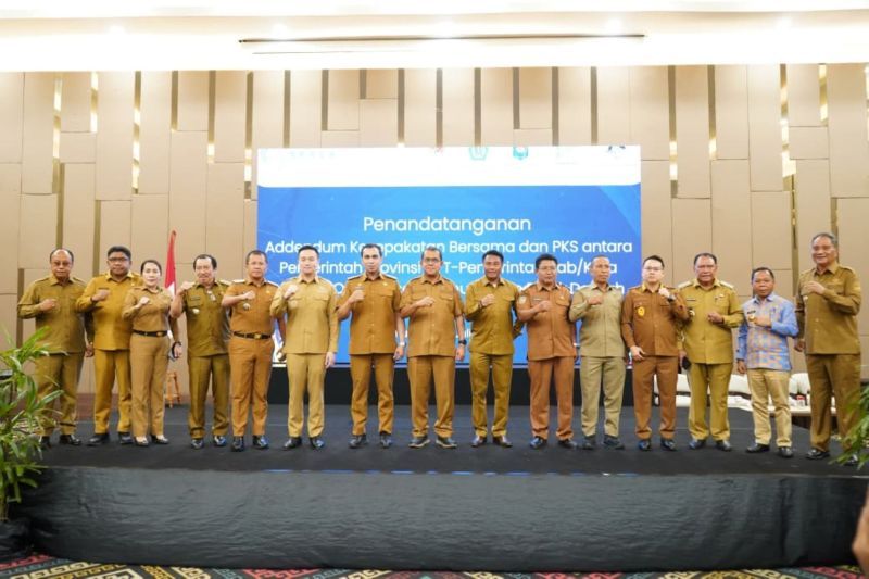 Pemprov NTT dan 22 Pemkab/Pemkot Teken PKS Optimalkan Pajak Kendaraan, Target PAD Meningkat 20-30 Persen