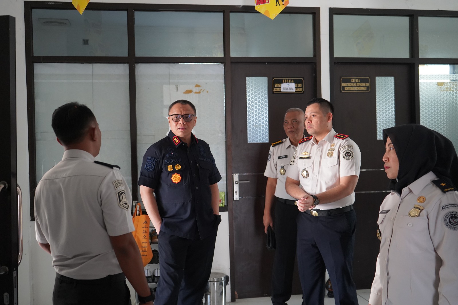 Kakanwil Imigrasi Banten Tinjau Langsung Kesiapan Fasilitas dan Layanan di Kantor Imigrasi Cilegon