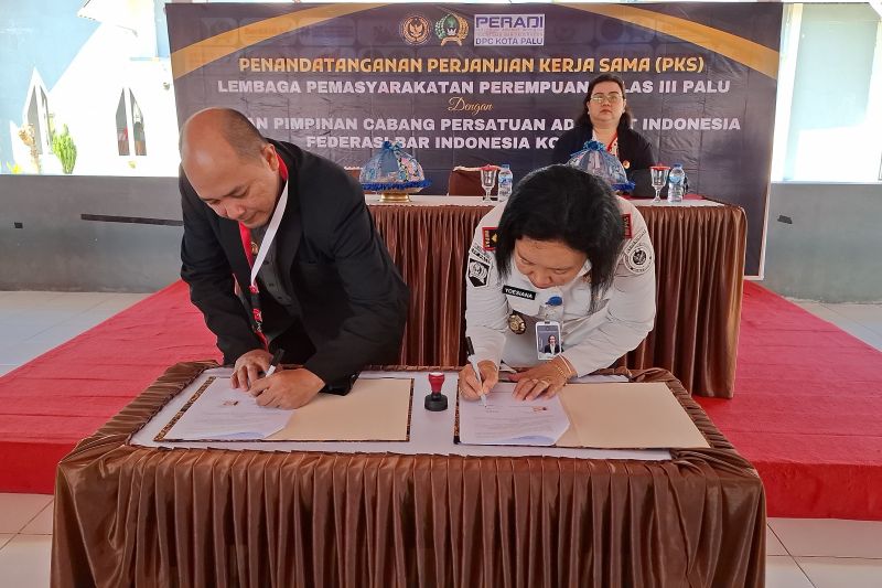 Lapas Perempuan Palu Gandeng PERADI, Warga Binaan di Sigi Dapat Bantuan Hukum Gratis Selama Dua Tahun