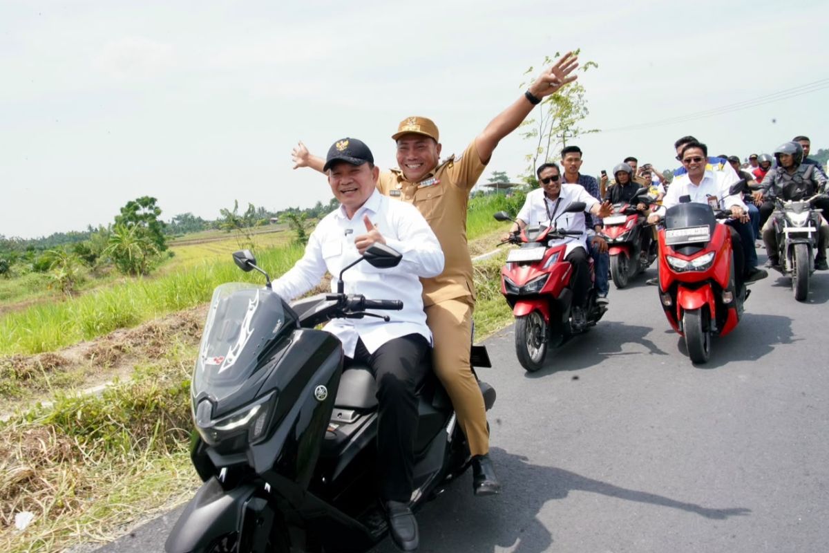 Kepala Staf Kepresidenan Dudung Abdurachman Tinjau Irigasi Tersier di Deli Serdang, Program P3-TGAI Serap 38.475 Tenaga Kerja