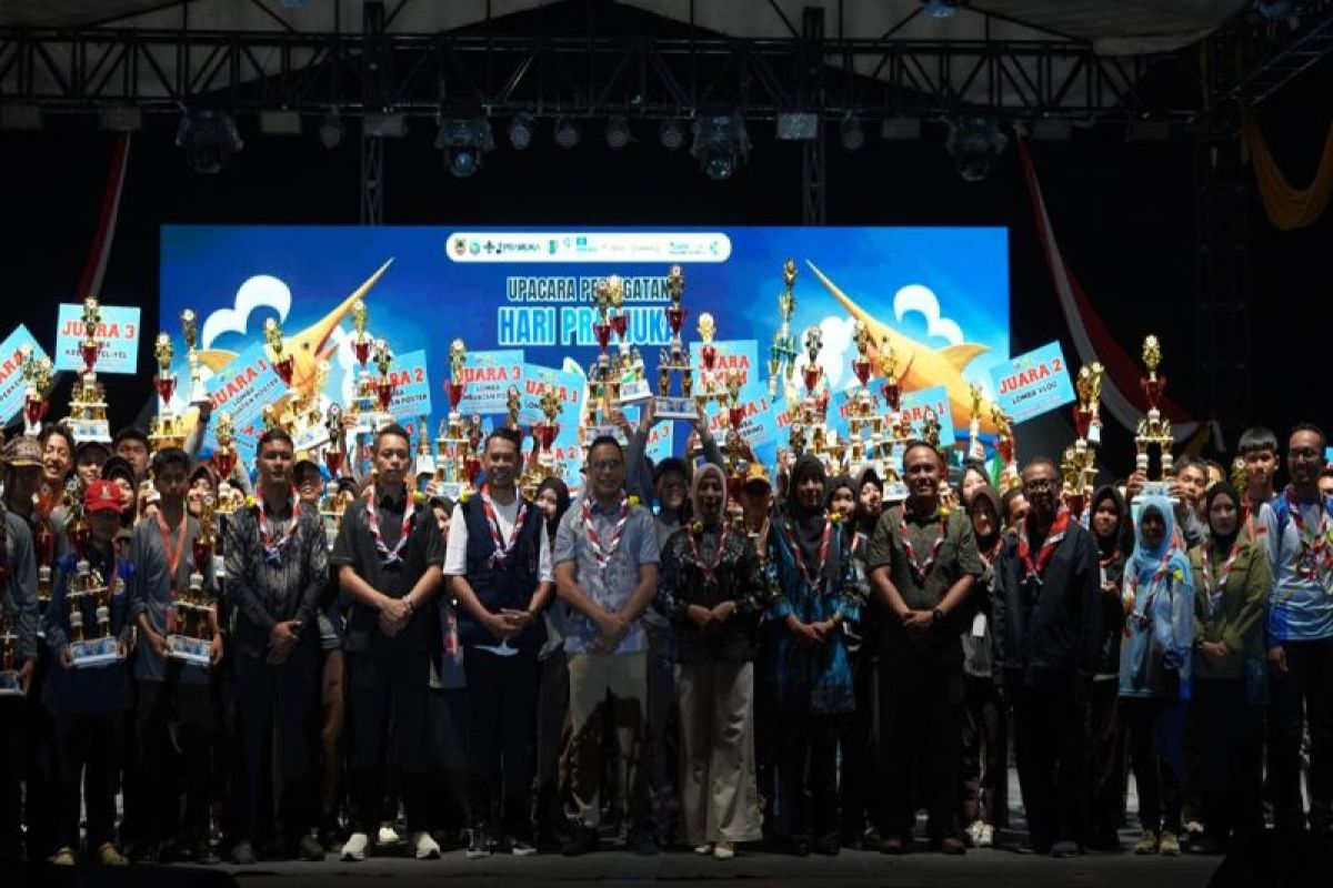 2.000 Anggota Pramuka dari 13 Kabupaten/Kota Kalsel Padati Puncak Hari Pramuka ke-65 di Kotabaru