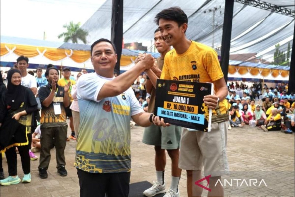 Pelari Nasional Robi Syianturi Pecahkan Rekor 10K di Bhayangkara Babel Run 2026, Catat Waktu 31 Menit 31 Detik