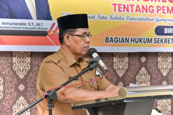 Pemkab Bireuen Evaluasi Qanun Pemerintahan Gampong Nomor 6 Tahun 2018, Camat hingga Tokoh Masyarakat Dilibatkan