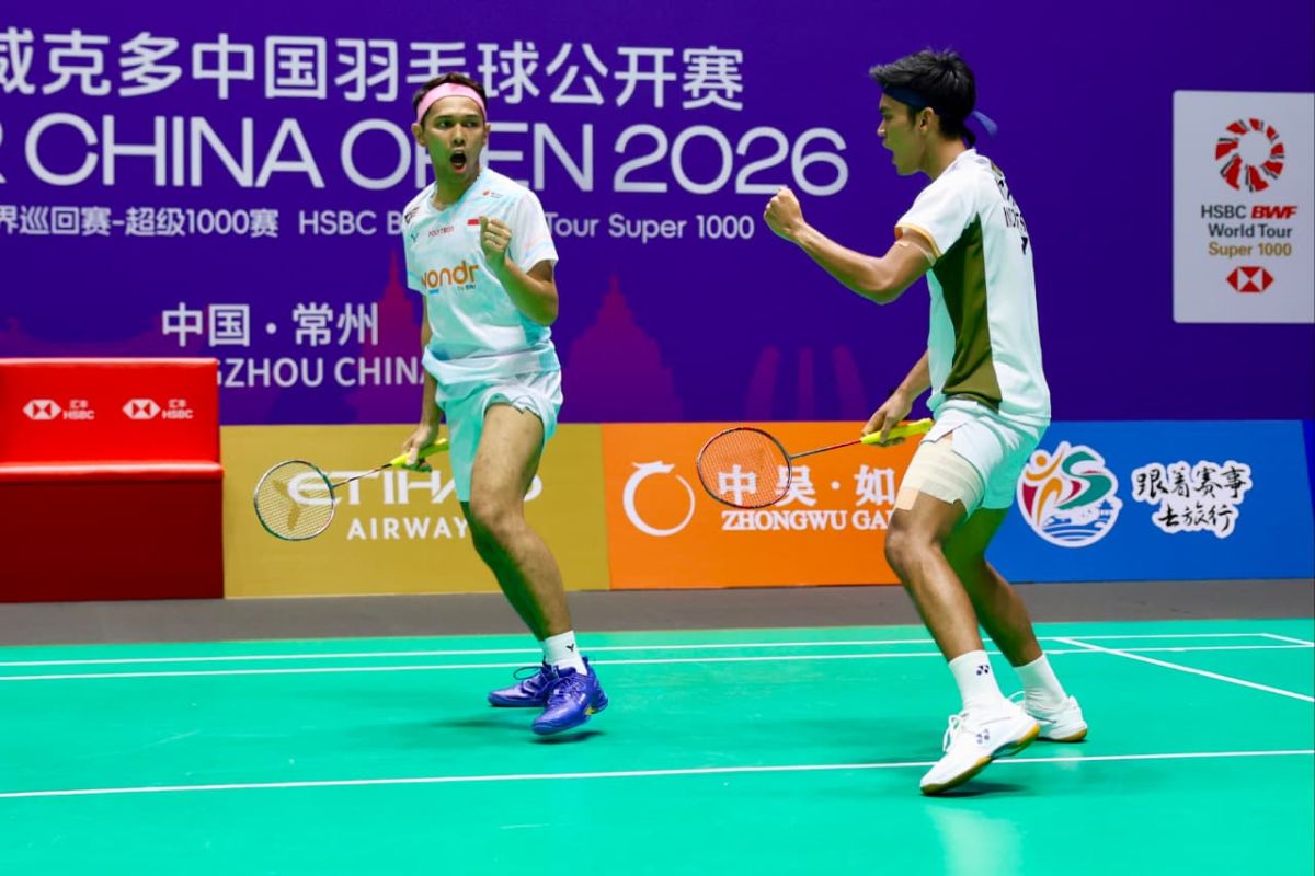 Fajar/Fikri Fokus Pemulihan Hadapi Tuan Rumah di Semifinal China Open 2026, Unggul Head to Head 4-1