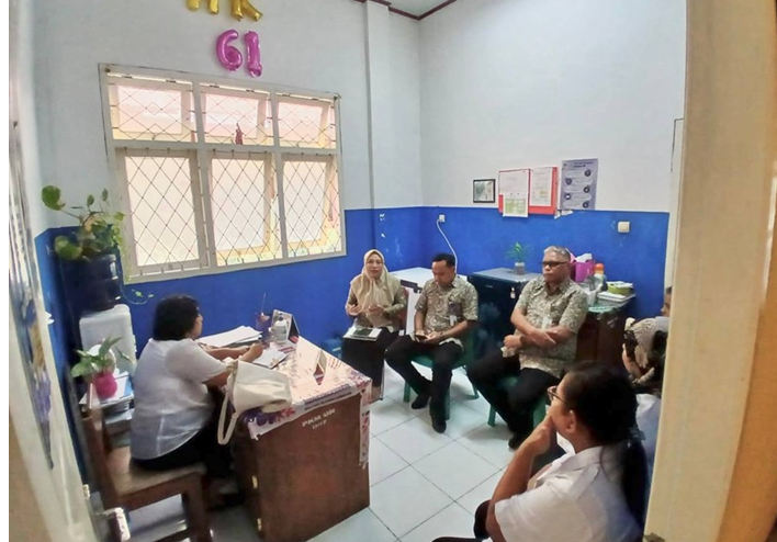 BPJS Kesehatan Ambon Supervisi Puskesmas Un Tual, Target Antrean Online 74 Persen Dikejar