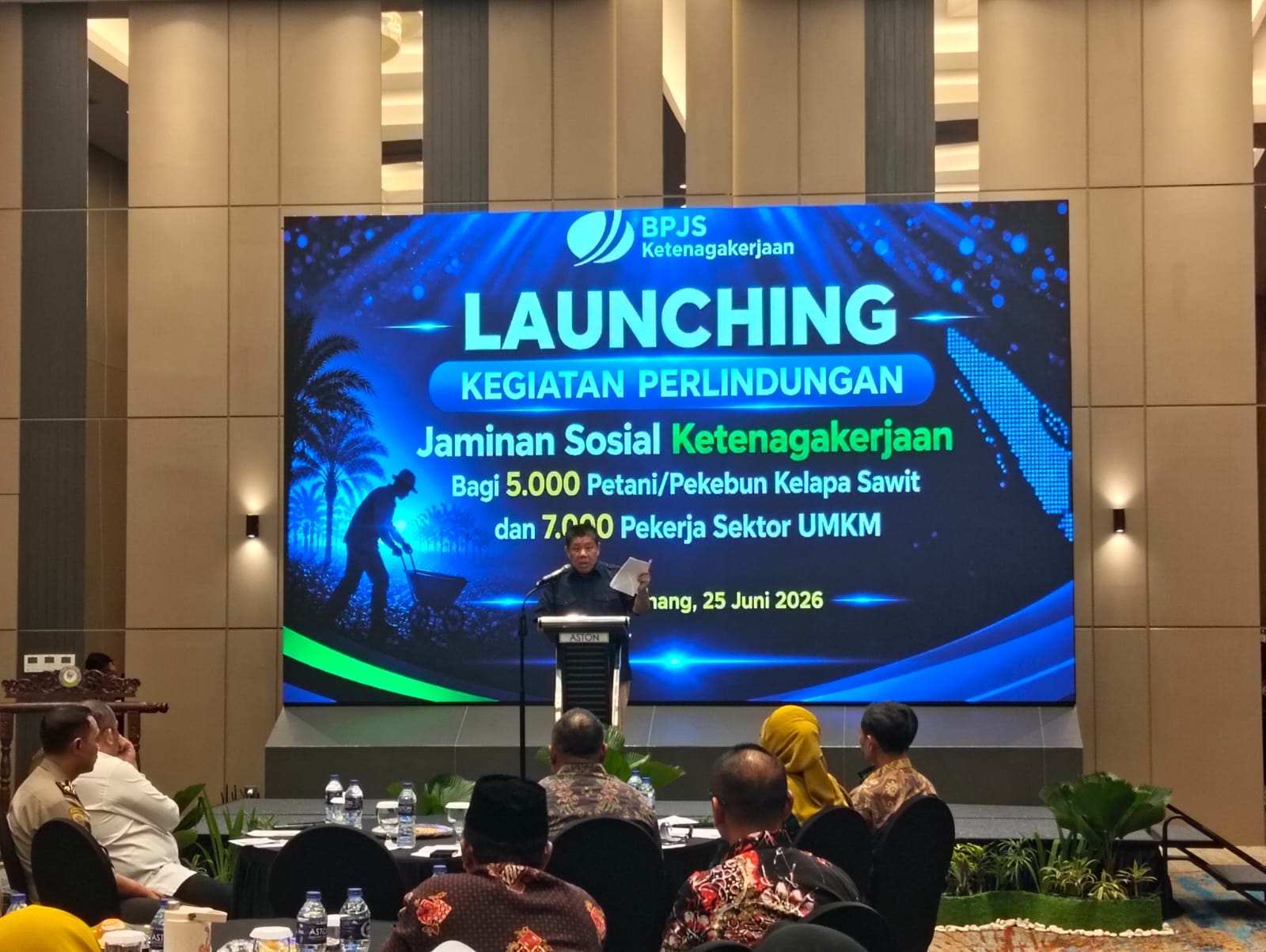 Gubernur Babel Hidayat Arsani Luncurkan BPJS Ketenagakerjaan untuk 12 Ribu Petani dan Pekerja UMKM, Baru Capai 20 Persen dari Target