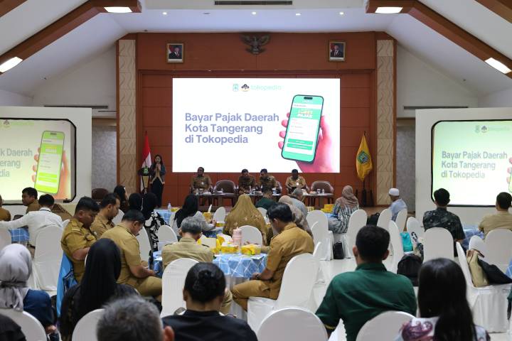 BPKD Kota Tangerang Gandeng Tokopedia untuk Bayar Pajak, Realisasi Baru Capai 60 Persen dari Target Rp750 Miliar