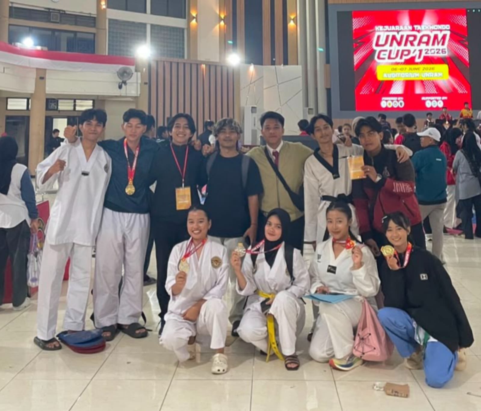 9 Mahasiswa Universitas Bumigora Mataram Juara Taekwondo Regional 2026, Sabet Juara 1 di Tiga Kategori