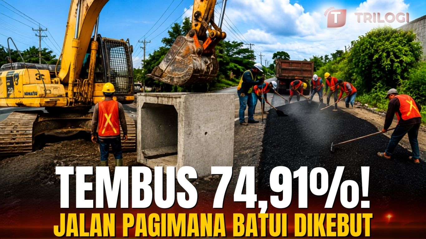 Jalan Nasional Pagimana-Batui di Banggai Tembus 74,91 Persen, Target Rampung Desember 2026