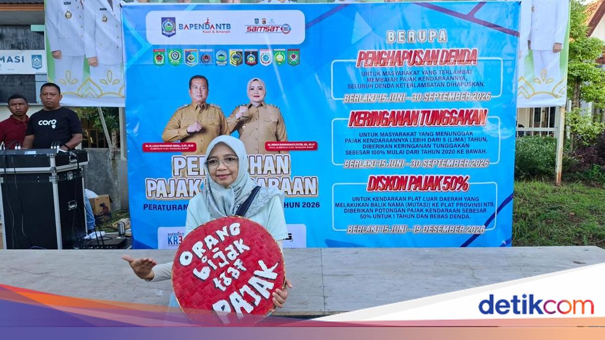 Pemprov NTB Bebaskan Denda Pajak Motor dan Diskon Pokok Tunggakan 100 Persen Mulai 15 Juni 2026