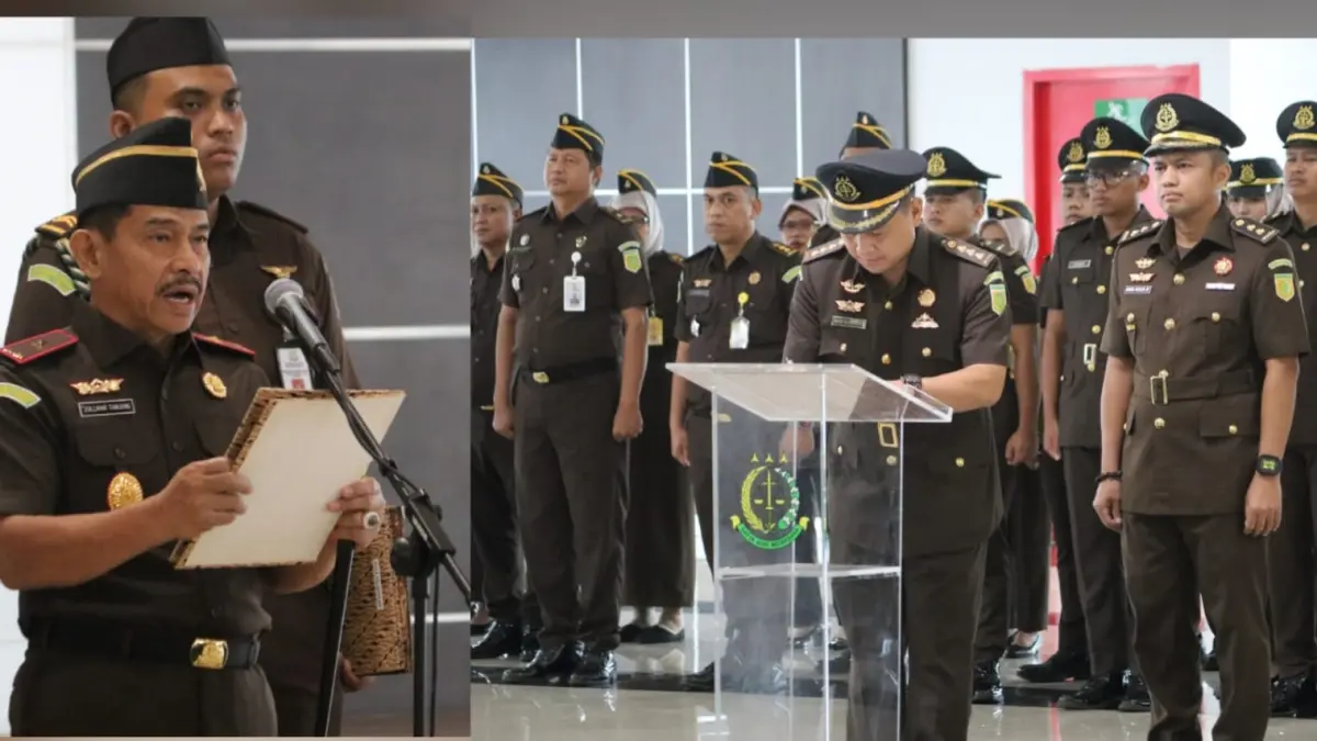 Kajati Sulteng Lantik Pejabat Eselon III, Integritas dan Profesionalisme Jadi Syarat Mutlak Pelayanan Hukum