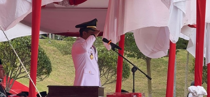 Haji Zukri Misran Inspektur Upacara Peringatan Hari Kemerdekaan RI Ke 80 Berlangsung Meriah