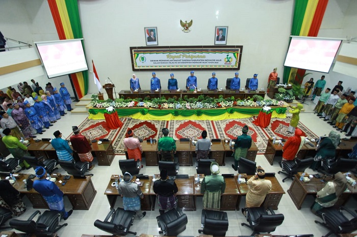 Ketua DPRD Inhil Pimpin Sidang Paripurna Milad Ke-60 Inhil